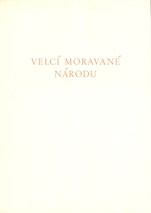 Velcí Moravané národu