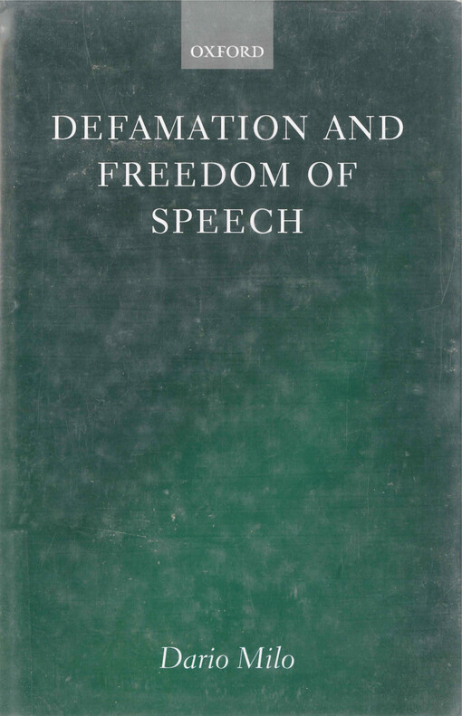 Defamation and freedom of speech