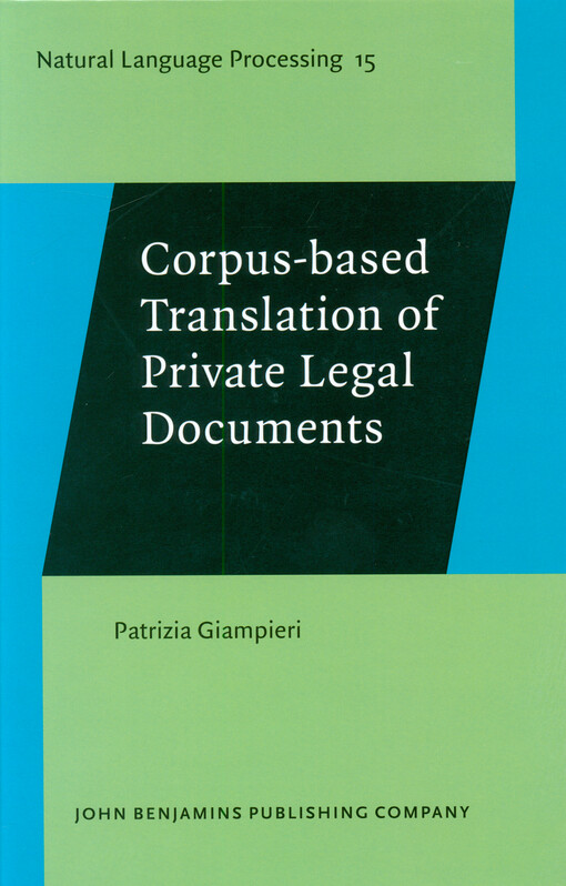 Corpus-based translation of private legal documents