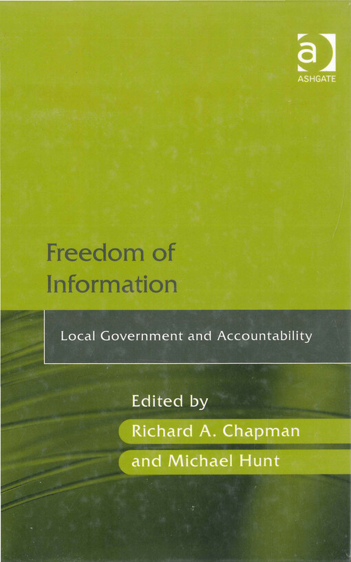 Freedom of information : local government and accountability