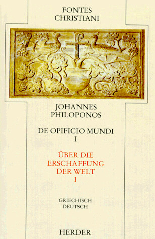 De opificio mundi = Über die Erschaffung der Welt. 1. Teilband/
