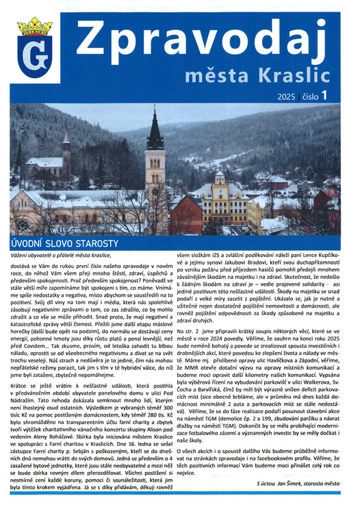 Zpravodaj města Kraslic