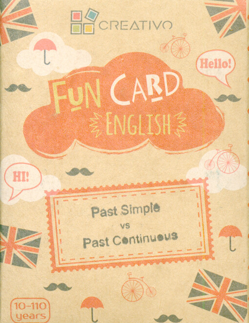 Fun card English. Past simple vs past continuous