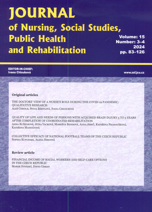 Journal of nursing, social studies and public health