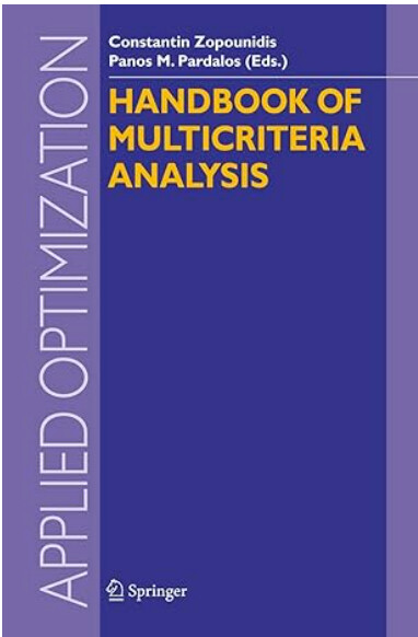 Handbook of multicriteria analysis