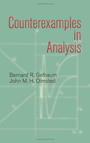 Counterexamples in analysis