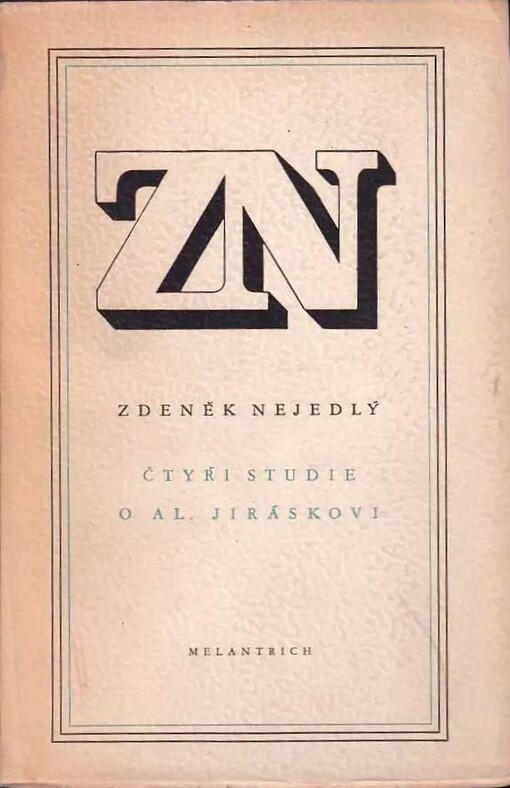 Čtyři studie o Al. Jiráskovi