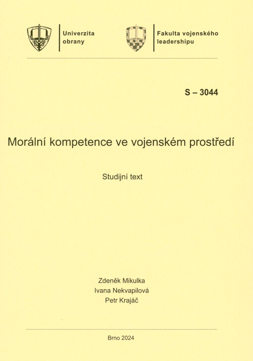 Morální kompetence ve vojenském prostředí