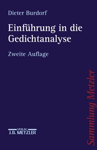 Einführung in die Gedichtanalyse