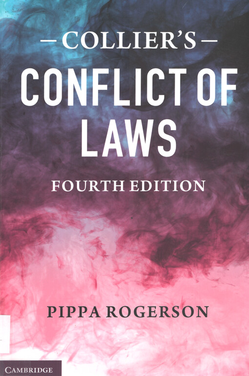 Collier's conflict of laws