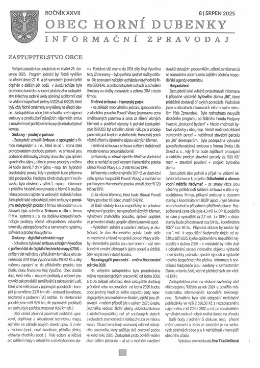 Informační zpravodaj obce