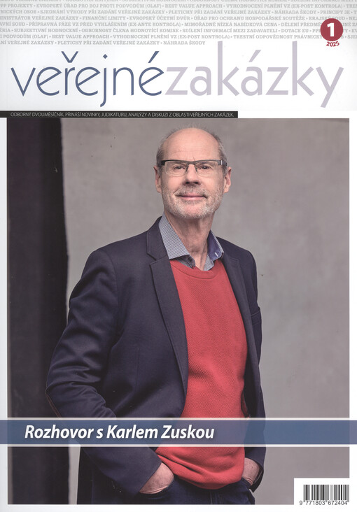 Veřejné zakázky : nový dvouměsíčník o veřejných zakázkách