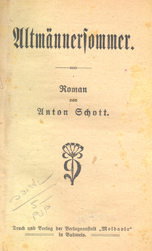 Altmännersommer : Roman