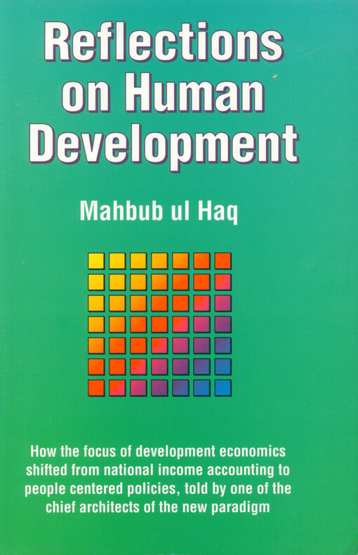 Reflections on human development