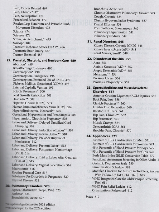 Current practice guidelines in primary care 2024