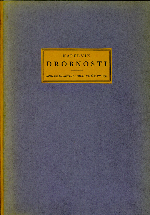 Drobnosti : dvanáct užitkových dřevorytů