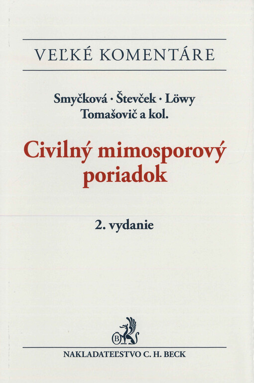 Civilný mimosporový poriadok : komentár