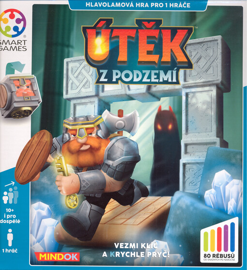 Útěk z podzemí : vezmi klíč a krychle pryč! : hlavolamová hra pro 1 hráče