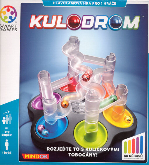 Kulodrom : rozjeďte to s kuličkovými tobogány! : hlavolamová hra pro 1 hráče