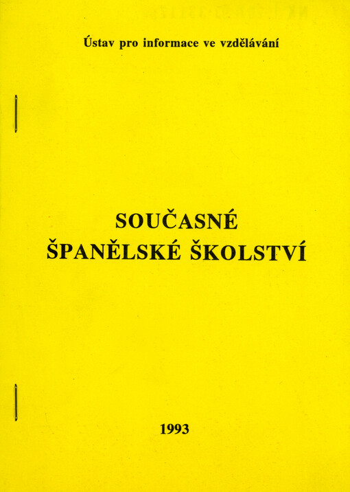 Současné španělské školství