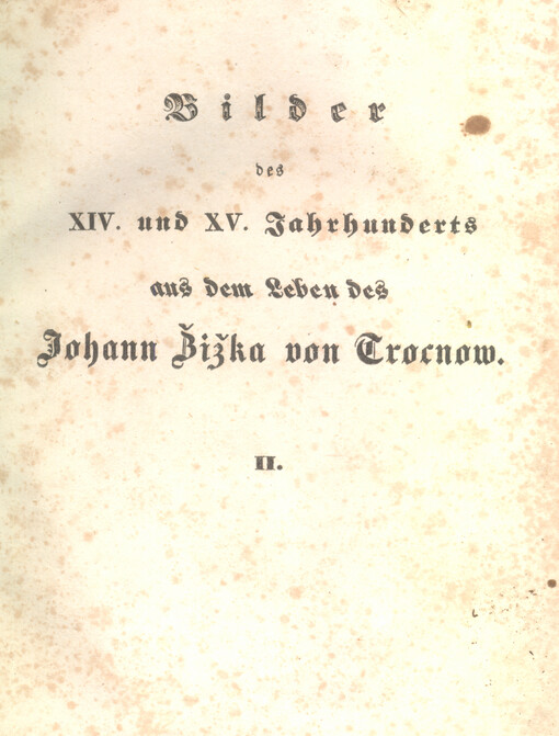 Carlstein : Bild aus dem Leben des Johann Žižka von Trocnow