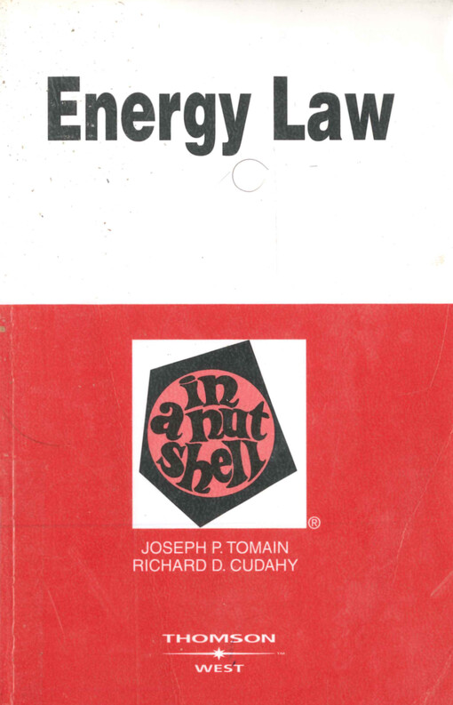 Energy law : in a nutshell