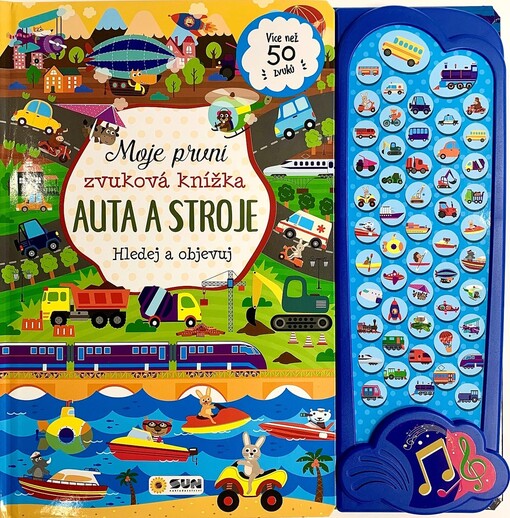Moje první zvuková knížka. Auta a stroje