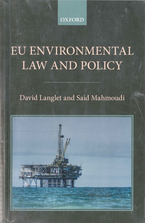 EU environmental law and policy