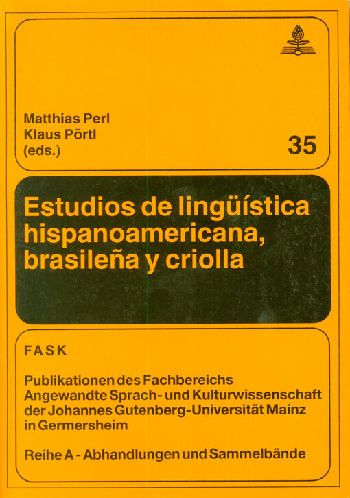 Estudios de lingüística hispanoamericana, brasileña y criolla