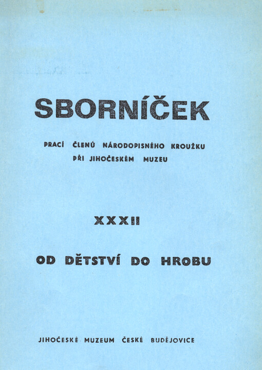 Od dětství do hrobu