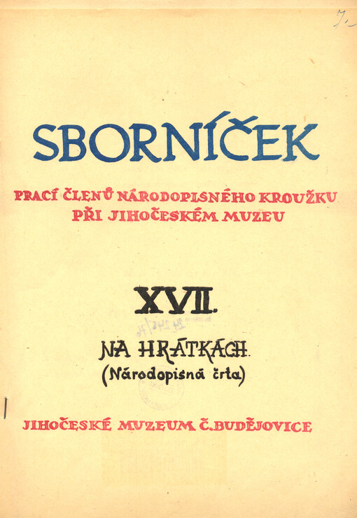 Na hrátkách : národopisná črta