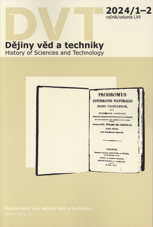 Dějiny věd a techniky = History of sciences and technology