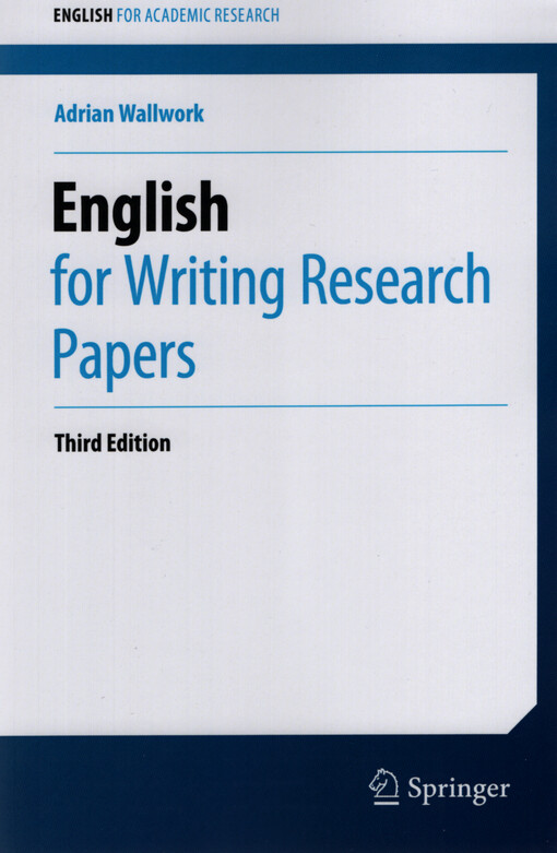 English for writing research papers