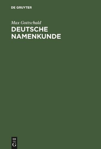 Deutsche Namenkunde