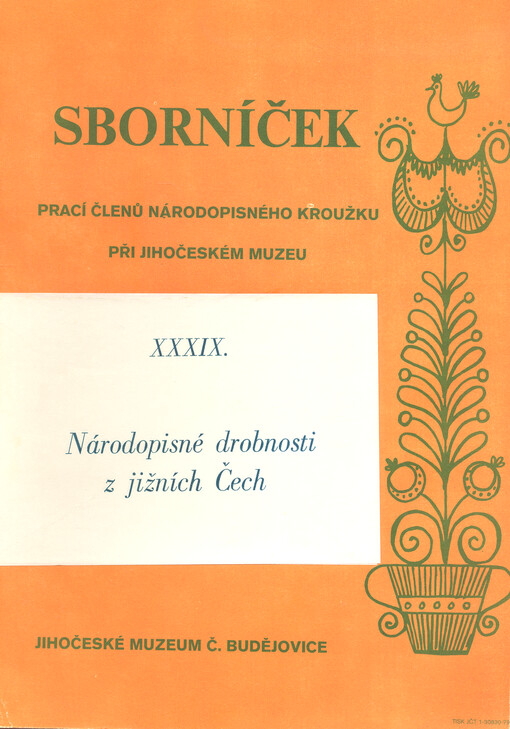 Národopisné drobnosti z jižních Čech