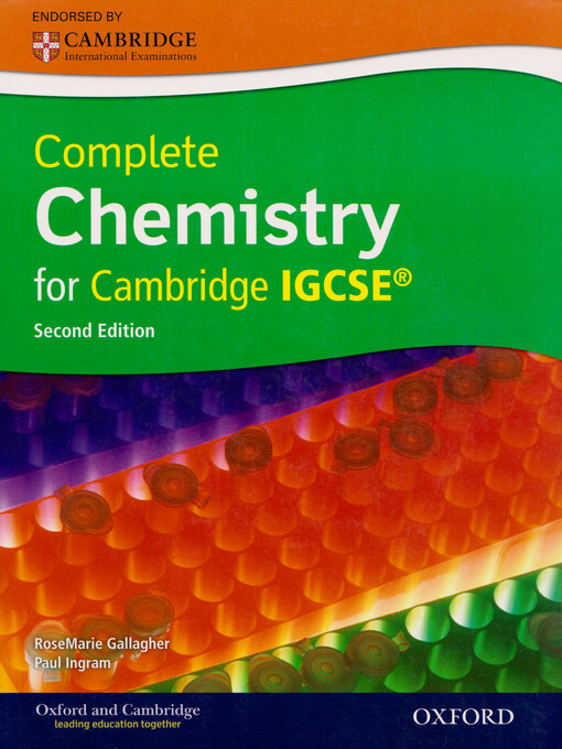 Complete chemistry for Cambridge IGCSE