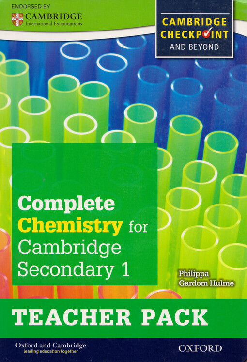 Complete chemistry for Cambridge secondary 1. Teacher pack