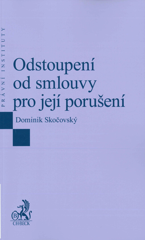 Odstoupení od smlouvy pro její porušení
