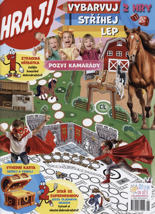 Dětem od dětí : hraj! Vybarvuj, stříhej, lep