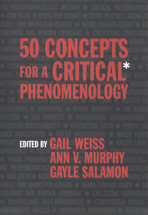 50 concepts for a critical phenomenology