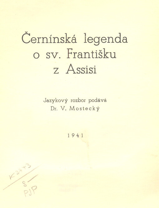 Černínská legenda o sv. Františku z Assisi