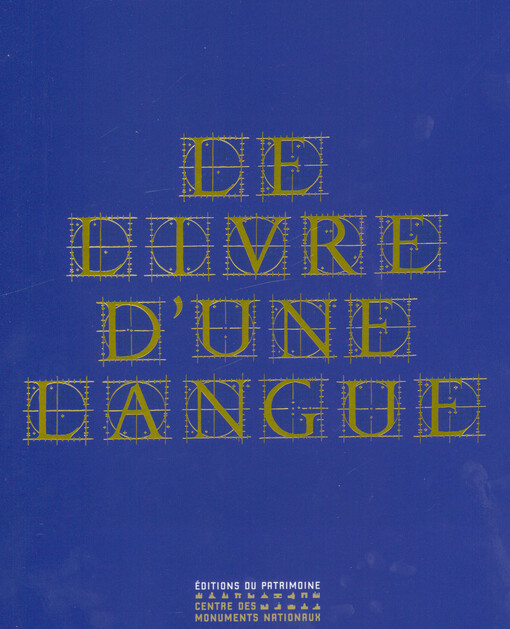 Le livre d'une langue