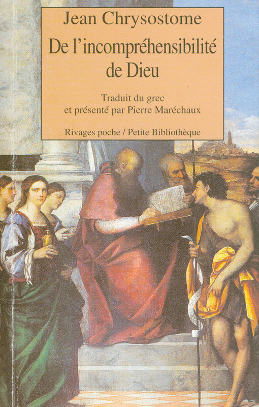 De l'incompréhensibilité de Dieu : homélies 1-5 contre les Anoméens
