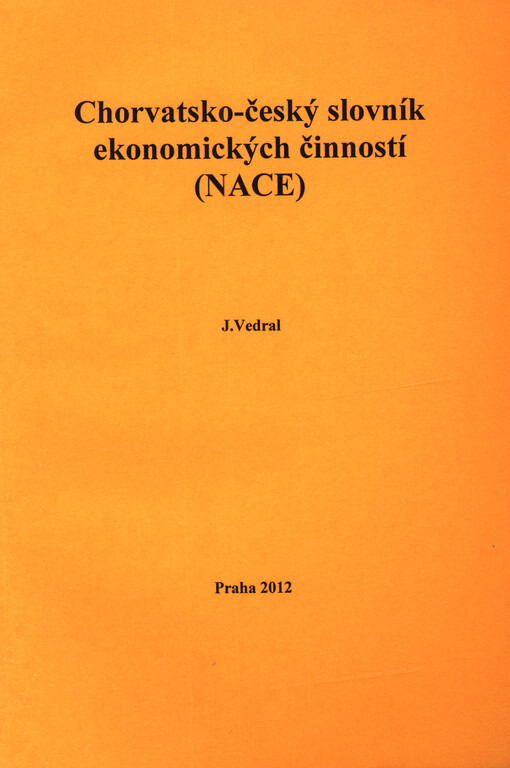 Chorvatsko-český slovník ekonomických činností (NACE)