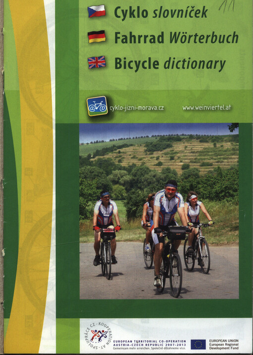 Cyklo slovníček = Fahrrad Wörterbuch = Bicycle dictionary