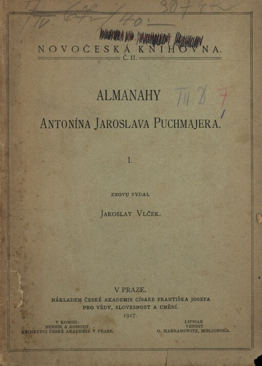 Almanahy Antonína Jaroslava Puchmajera