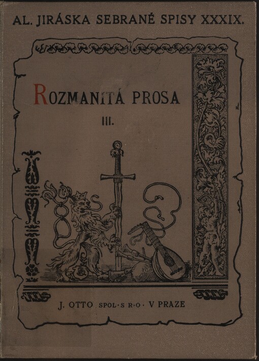 Rozmanitá prosa :obrázky a studie.III