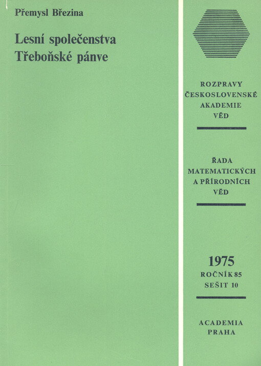 Lesní společenstva Třeboňské pánve