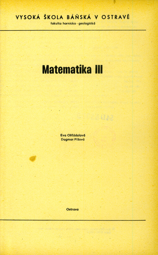 Matematika. [Díl] 3