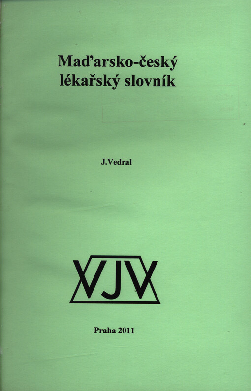 Maďarsko-český lékařský slovník